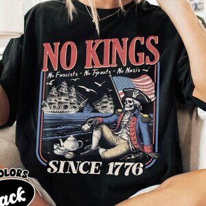 Retro No Kings Since 1776 Shirt